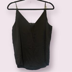 Express Black Tank Top, V-Neck
